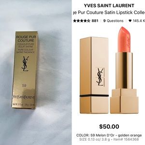 YSL #59 Lipstick (Brand New)